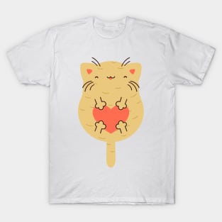 Potato cat with a heart T-Shirt